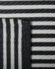 BELIANI Outdoor Teppich Schwarz Weiß Polypropylen 90 x 180 Produktbild-Vorschau 5