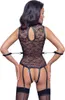 Strumpfband Body aus Spitze - Schwarz Produktbild-Vorschau 4