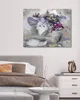 Diamondi - Diamond painting - KATZE MIT HUT, 40X50 cm, mit Produktbild-Vorschau 2