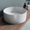 doporro Aufsatzwaschbecken rund Weiß glänzend Ø 40 cm Produktbild-Vorschau 4