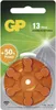 GP Batteries Hearing Aid ZA13, Einwegbatterie, Zink-Luft, Produktbild-Vorschau 4