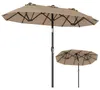 COSTWAY, parasol dwustronny, 300x150 cm, parasol składany, Podgląd zdjęcia produktu 1