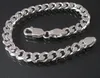 Silberarmband Panzerarmband 925 Silber 7,3mm Schmuck 21cm Produktbild-Vorschau 1
