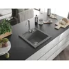 Mexen Vito granitový jednokomorový drez 520 x 490 mm, šedá Náhľad obrázku produktu 2