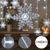 2 stuks sneeuwvlok lichtketting, 94 LED's, lichtgordijn, Productafbeelding-voorbeeld 3
