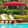 Yaheetech Sonnenschirm Φ 300 cm Kippbar Gartenschirm mit Produktbild-Vorschau 3