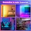 LED Stehlampe RGBIC, 3-teilige Ecklampe, Bluetooth App, Produktbild-Vorschau 3
