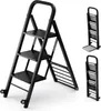 COSTWAY 2in1 Sackkarre & Trittleiter klappbar, 2 Räder Produktbild-Vorschau 1