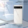 A clear phone case is shown next to a phone, with text highlighting its features. Anteprima dell’immagine prodotto