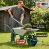HBH® Schubkarre 85l leicht & handlich ideale Produktbild-Vorschau 2