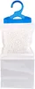 A hanging dehumidifier bag filled with white desiccant beads. Produktbild-Vorschau