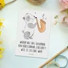 Mr. & Mrs. Panda Postkarte Saxophon Kühlschrank - Weiß - Produktbild-Vorschau 2