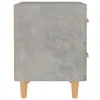 The Living Store Nachttische 2 Stk. Betongrau 40x35x47,5 cm Produktbild-Vorschau 4