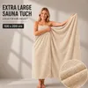 Komfortec Saunatuch 100x200 cm XXL, 100% Baumwolle, 500 Produktbild-Vorschau 4
