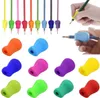 Držák na pero pro děti, 10 kusů v 10 barvách, Ergonomická Náhled obrázku produktu 1