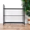 Scarpiera in metallo nero a 3 livelli 63x28x60 cm Anteprima dell’immagine prodotto 10