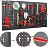 Metall Pegboard Lochwand - Werkzeugwand 120 x 60 cm - Produktbild-Vorschau 2