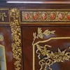 Casa Padrino Barock Kommode mit Seitenglas Braun / Gold 145 Produktbild-Vorschau 3