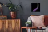 MuchoWow® Gerahmtes Poster Einzelner lila Lavendel auf Produktbild-Vorschau 2