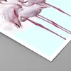 Poster - Poster ohne Rahmen - Flamingos Palmen Mond - 50x70 Produktbild-Vorschau 2
