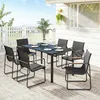 Ensemble de mobilier de jardin, 7 pièces, comprenant une Voir les images du produit 1