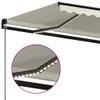 The Living Store Markise Manuell Einziehbar mit LED 450x300 Produktbild-Vorschau 5