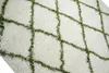 Shaggy Wohnzimmerteppich Hochflor Langflor Rautenmuster in Produktbild-Vorschau 2