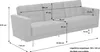Max Winzer Sofa 3-Sitzer mit Bettfunktion Jasmin - Produktbild-Vorschau 7