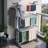 XXL Wäscheständer – Faltbarer Standtrockner für Kleidung & Wäsche – Großer Wäschetrockner Produktbild-Vorschau