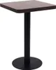 vidaXL Bistro stůl tmavě hnědý 50x50 cm MDF Náhled obrázku produktu 6