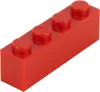 Mattoncini LEGO® 1x4 Rosso - 3010 NUOVO! Quantità 250x Anteprima dell’immagine prodotto 4
