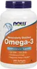 NOW Foods Omega-3 – 180 mg EPA + 120 mg DHA – 200 Kapseln Produktbild-Vorschau 3