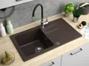 Granitspüle - Spülbecken - Küchenspüle - 76 x 43,5 cm - Produktbild-Vorschau 3