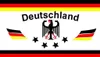 Drapeau ALLEMAGNE 1 football 4 ÉTOILES blanc 90 x 150 cm Voir les images du produit 1
