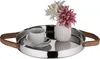 Vassoio da portata Relaxdays, design rotondo, con bordo e Anteprima dell’immagine prodotto 1