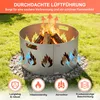 Faziango Funkenschutz, silberfarbene, zusammensetzbare Produktbild-Vorschau 3