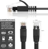 VERCO 5m CAT 6 sieťový kábel patch kábel plochý kábel RJ45 Náhľad obrázku produktu 5
