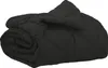 vidaXL Ganzjahresbettdecke Schwarz 135 x 200 cm Mikrofaser Produktbild-Vorschau 1