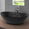 LuxeBath umývadlo Oválne umývadlo na dosku, 59x38x19 cm, Náhľad obrázku produktu 2