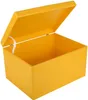 Creative Deco XXL Gelb Große Holzkiste mit Deckel | Produktbild-Vorschau 3