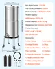 VEVOR Schwerkraft-Wasserfilter Wasserfiltersystem 8,52 L Produktbild-Vorschau 7