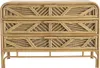 Miliboo - Kommode Rattan 3 Schubladen GALON Produktbild-Vorschau 1