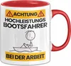 Bootsfahrer Tasse Geschenk Lustiger Spruch Geschenkidee für Produktbild-Vorschau 1