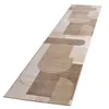 Teppich Wohnzimmer Schlafzimmer Kurzflor Geometrisch Bogen Produktbild-Vorschau 5