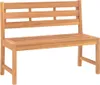 vidaXL Zahradní lavice 114 cm z masivního teakového dřeva Náhled obrázku produktu 1