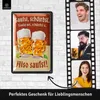 LANOLU Blechschilder retro Bier Bar Deko, Metallschilder Produktbild-Vorschau 2
