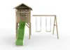 Stelzenhaus Tree Hut KDI inkl. Doppelschaukel und Rutsche Produktbild-Vorschau 3