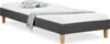 Homestyle4u 1984, Polsterbett 90 x 200 cm Grau Einzelbett Produktbild-Vorschau 2
