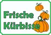 Verkaufsschild Schild Kürbis zu verkaufen  A3 Rückseite Produktbild-Vorschau 1