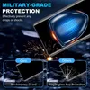 A dark, dramatic background with sparks flying, illustrating the concept of protection for a phone screen. Produktbild-Vorschau